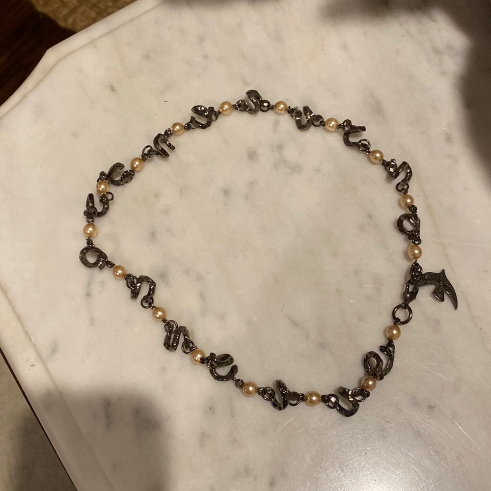 Beautiful pearl necklace